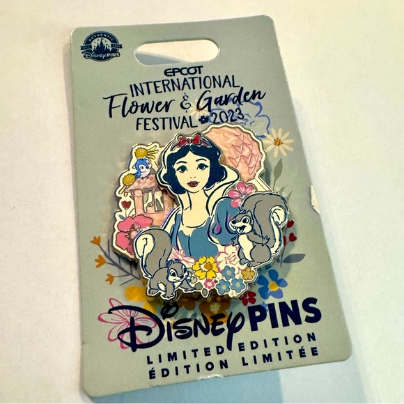 NWT. Snow White Disney Pin - 2023 Epcot Flower and Garden Festival - LE 4000 - Picture 1 of 8